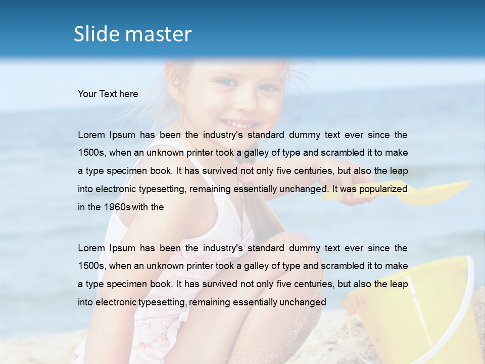 Kid Girl Child PowerPoint Template