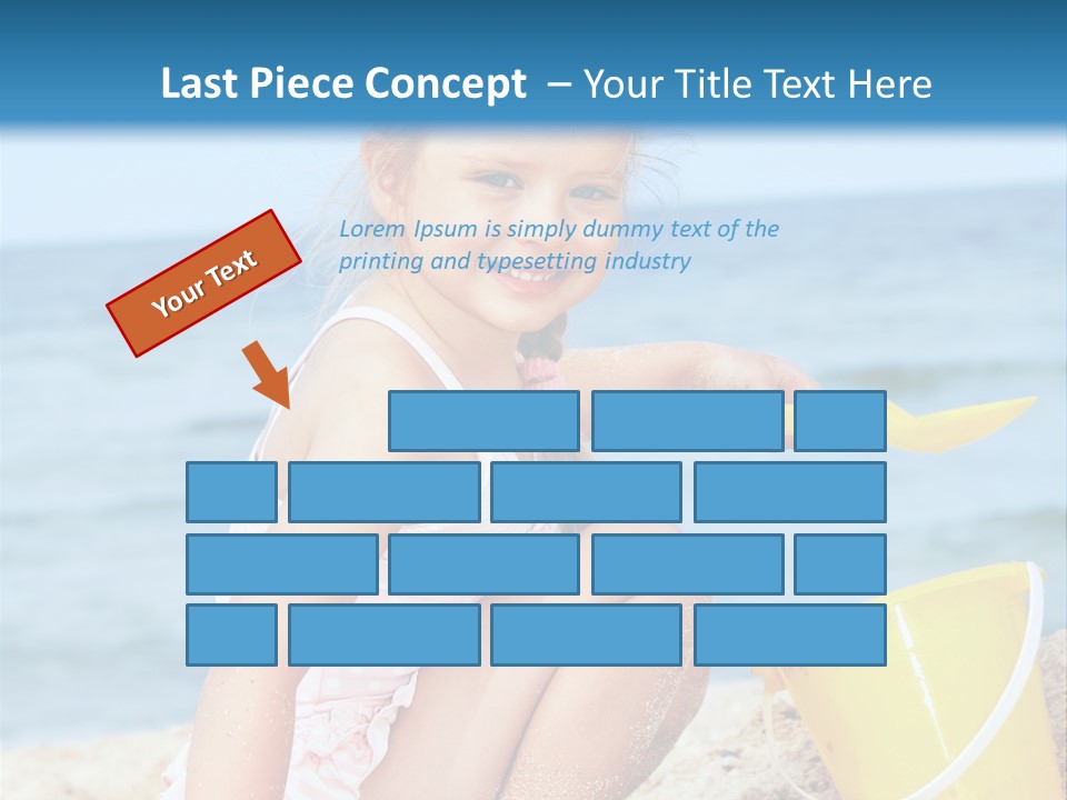 Kid Girl Child PowerPoint Template