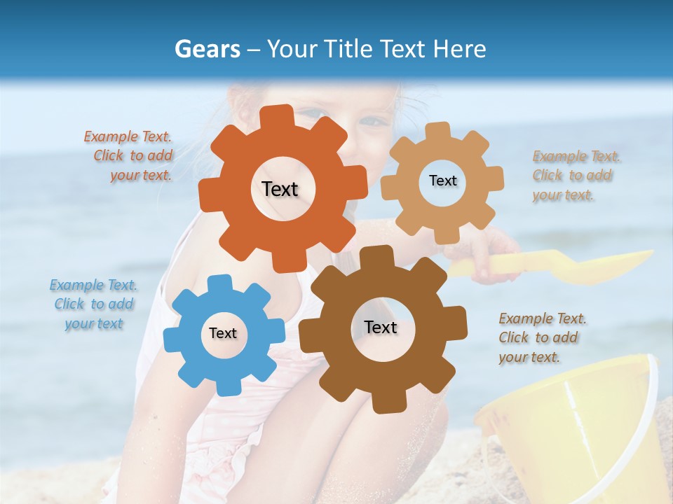 Kid Girl Child PowerPoint Template