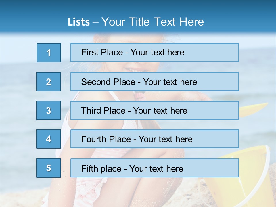 Kid Girl Child PowerPoint Template