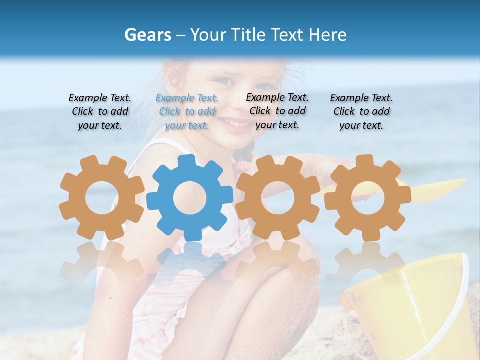 Kid Girl Child PowerPoint Template