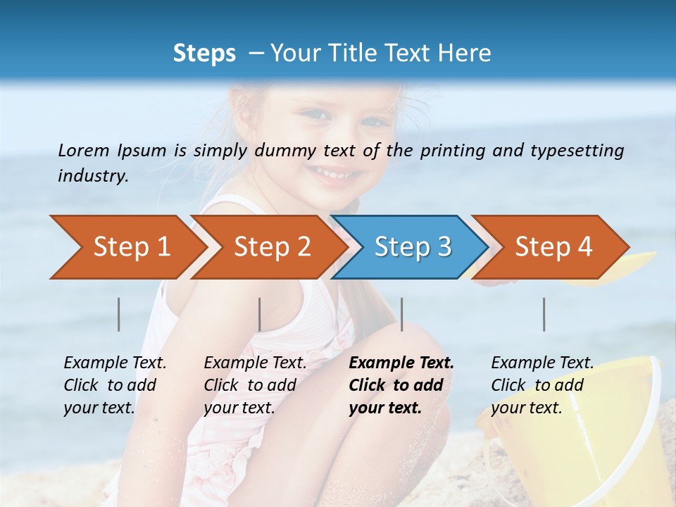 Kid Girl Child PowerPoint Template