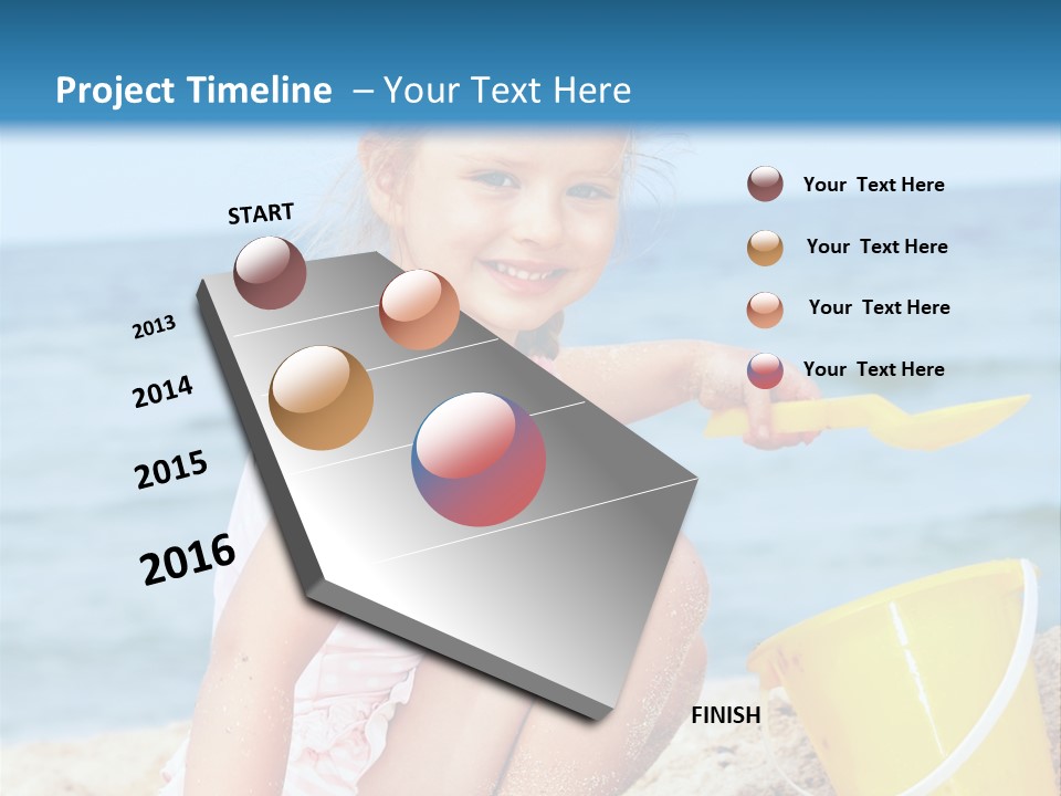 Kid Girl Child PowerPoint Template