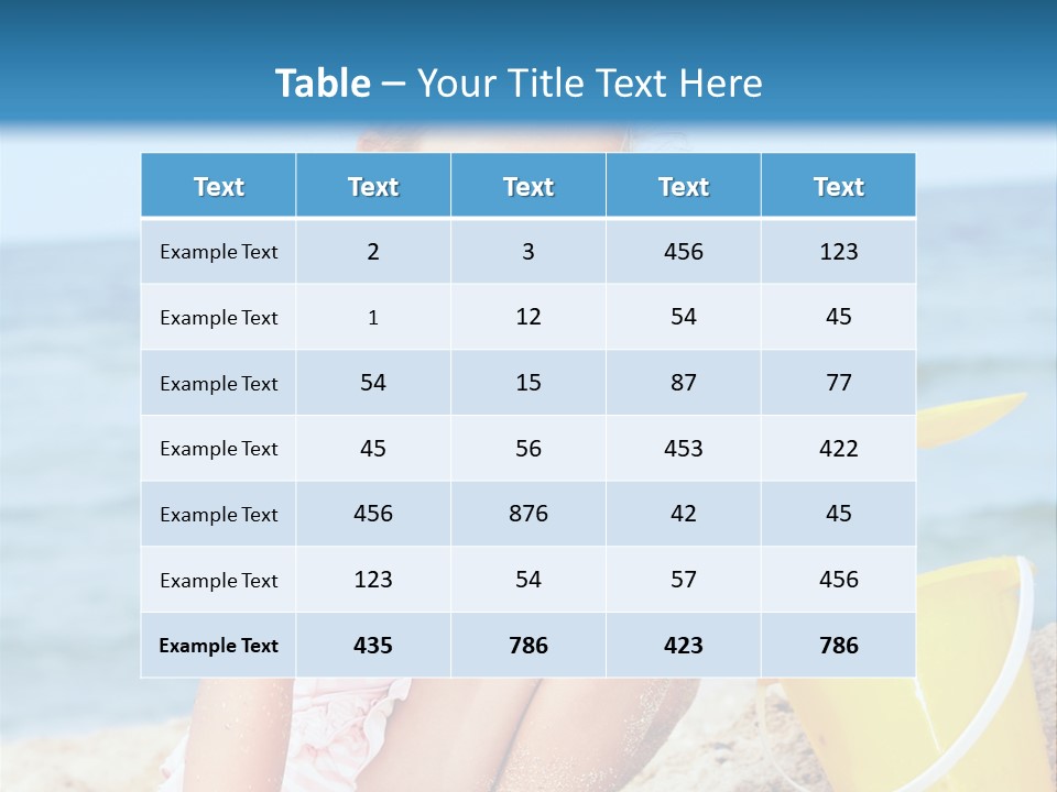 Kid Girl Child PowerPoint Template