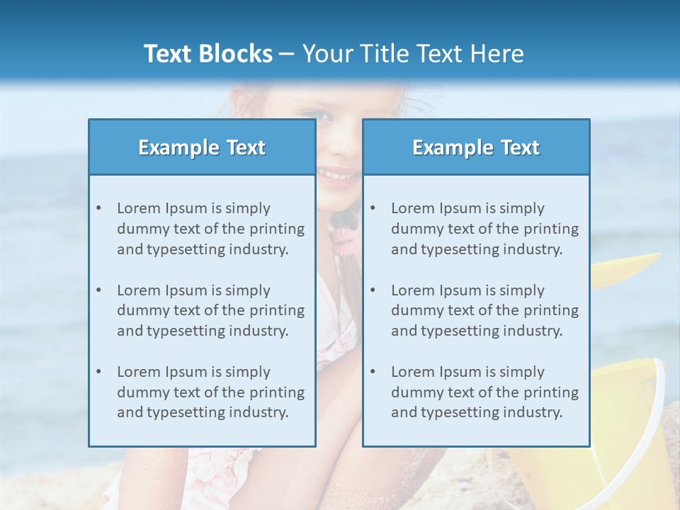 Kid Girl Child PowerPoint Template