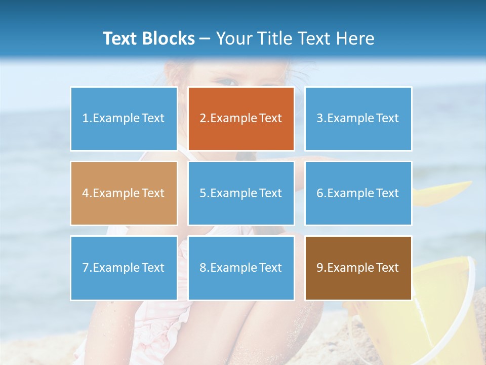 Kid Girl Child PowerPoint Template