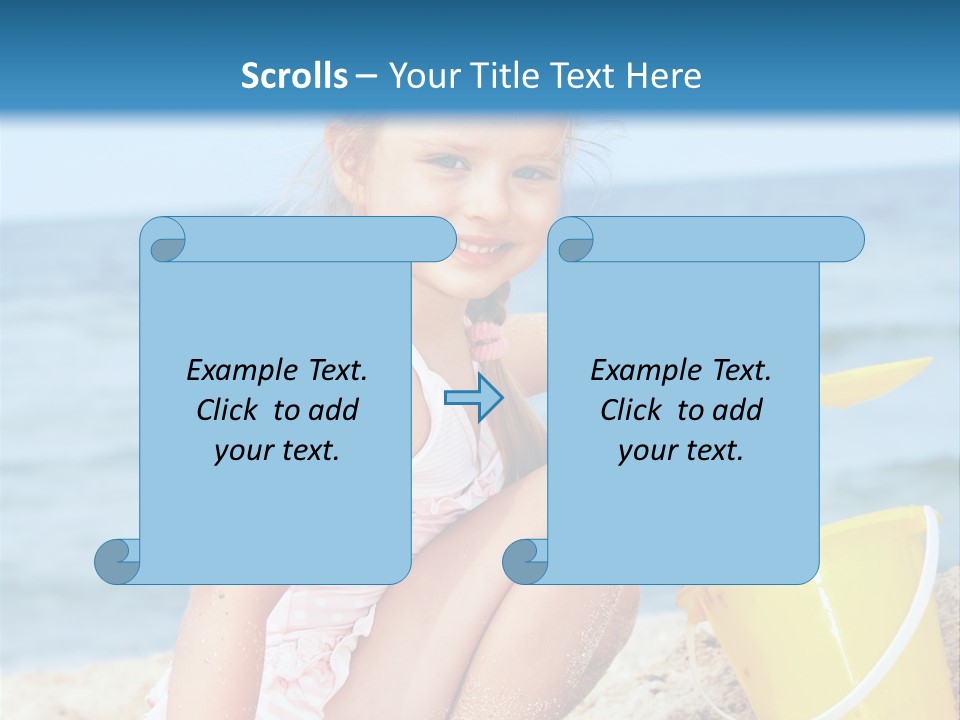 Kid Girl Child PowerPoint Template
