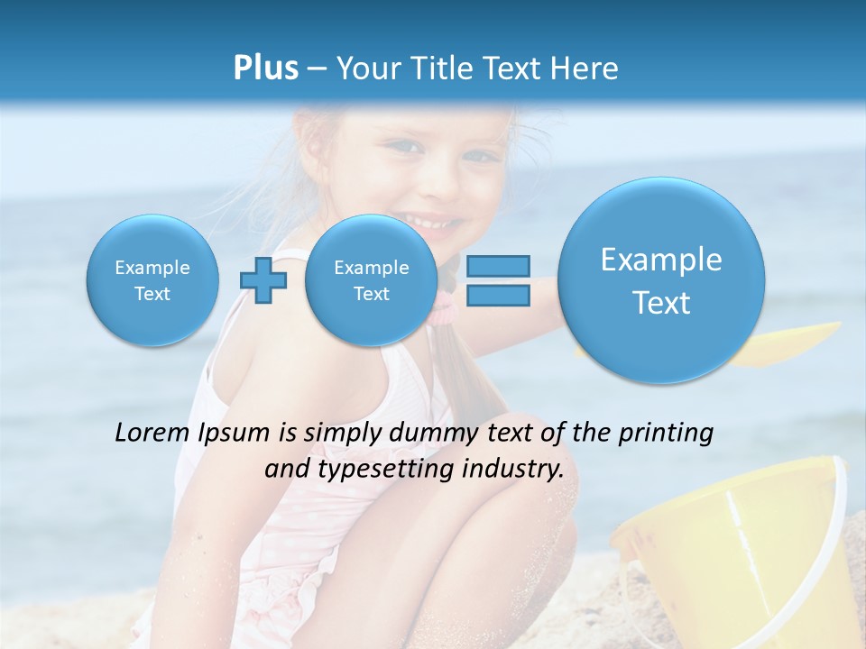 Kid Girl Child PowerPoint Template