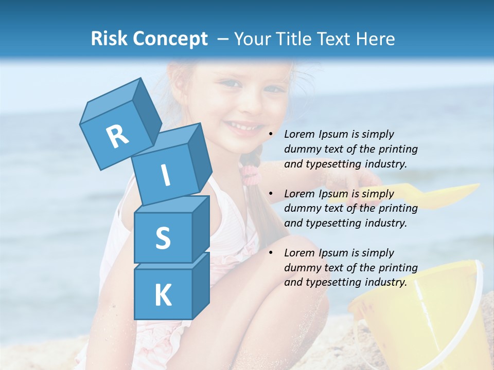 Kid Girl Child PowerPoint Template