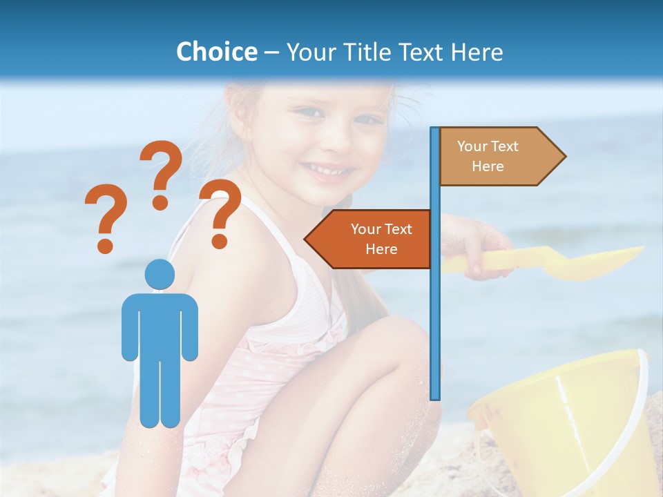 Kid Girl Child PowerPoint Template