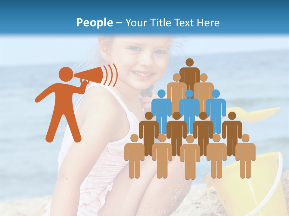 Kid Girl Child PowerPoint Template