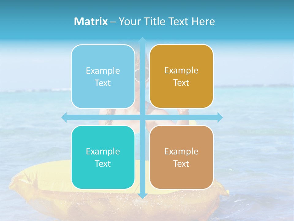 Tan Inflatable Playing PowerPoint Template