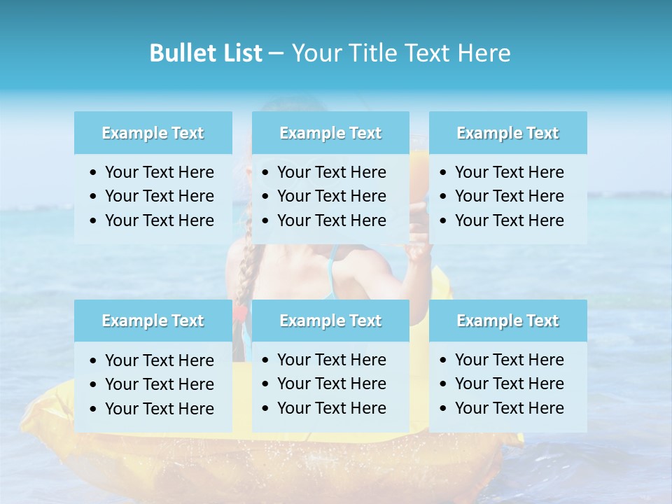 Tan Inflatable Playing PowerPoint Template
