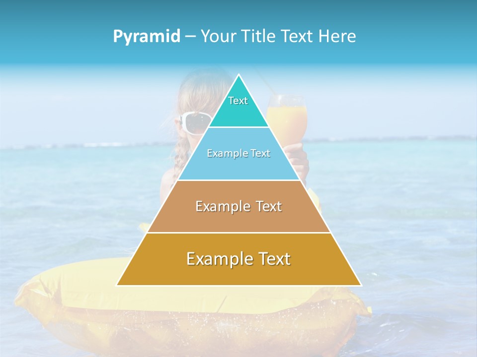 Tan Inflatable Playing PowerPoint Template