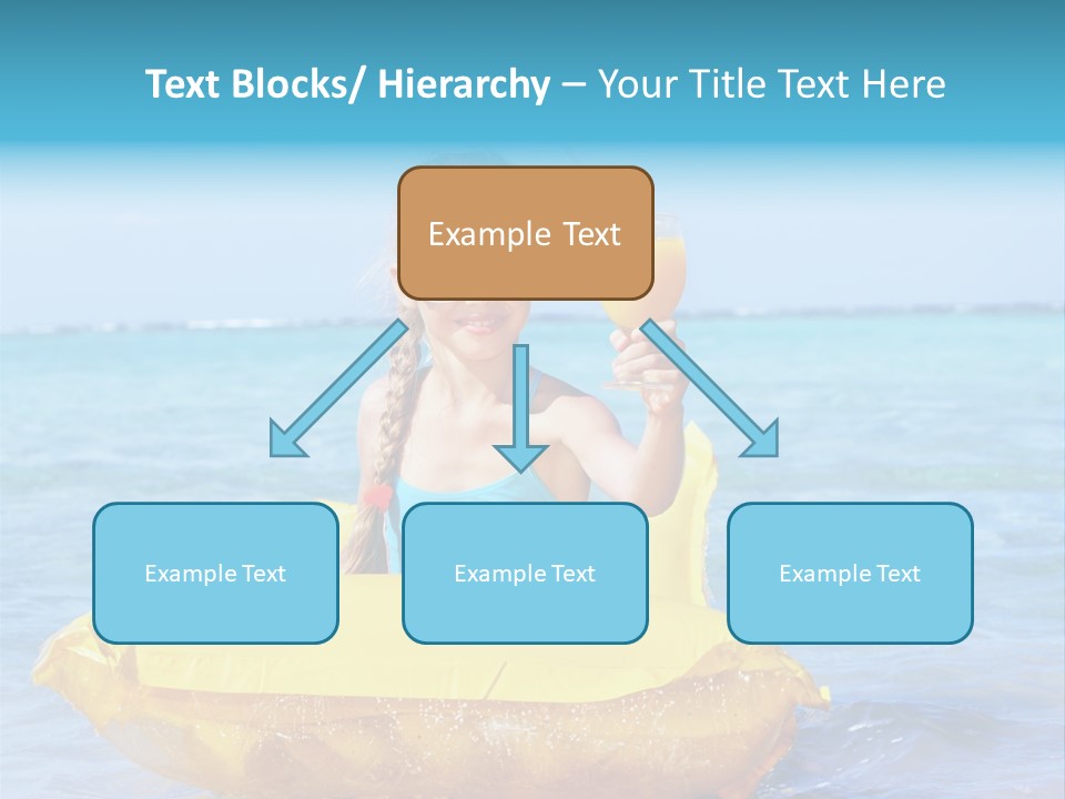 Tan Inflatable Playing PowerPoint Template