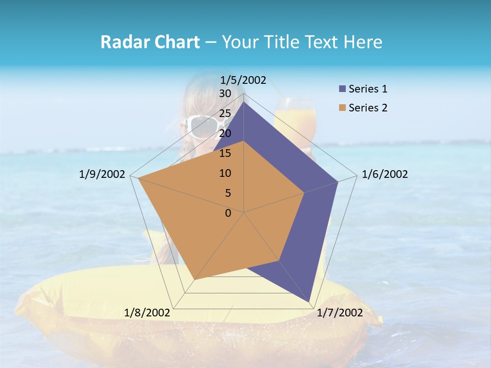 Tan Inflatable Playing PowerPoint Template