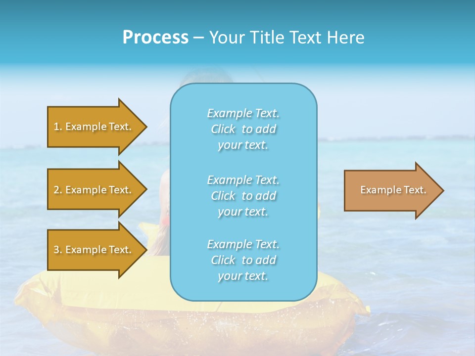 Tan Inflatable Playing PowerPoint Template