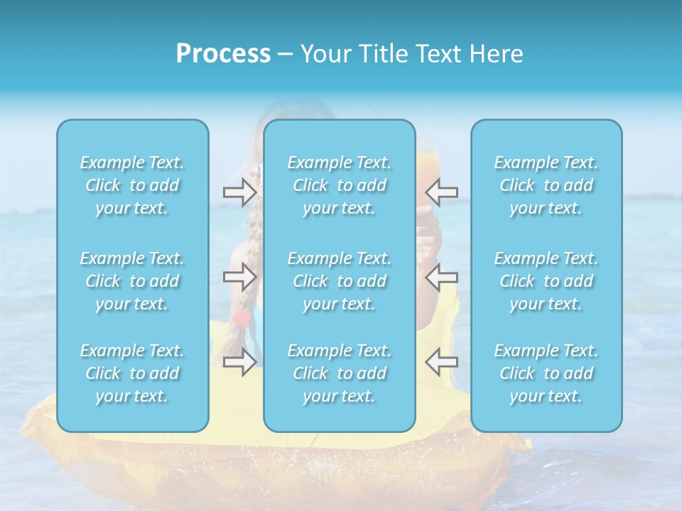 Tan Inflatable Playing PowerPoint Template