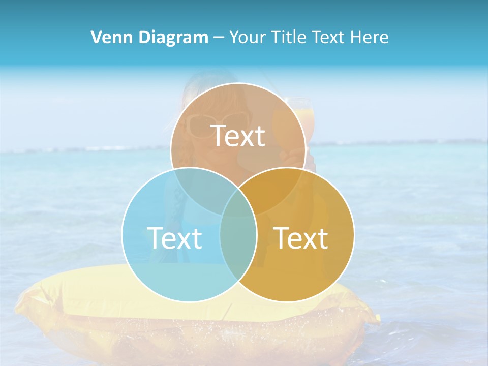 Tan Inflatable Playing PowerPoint Template