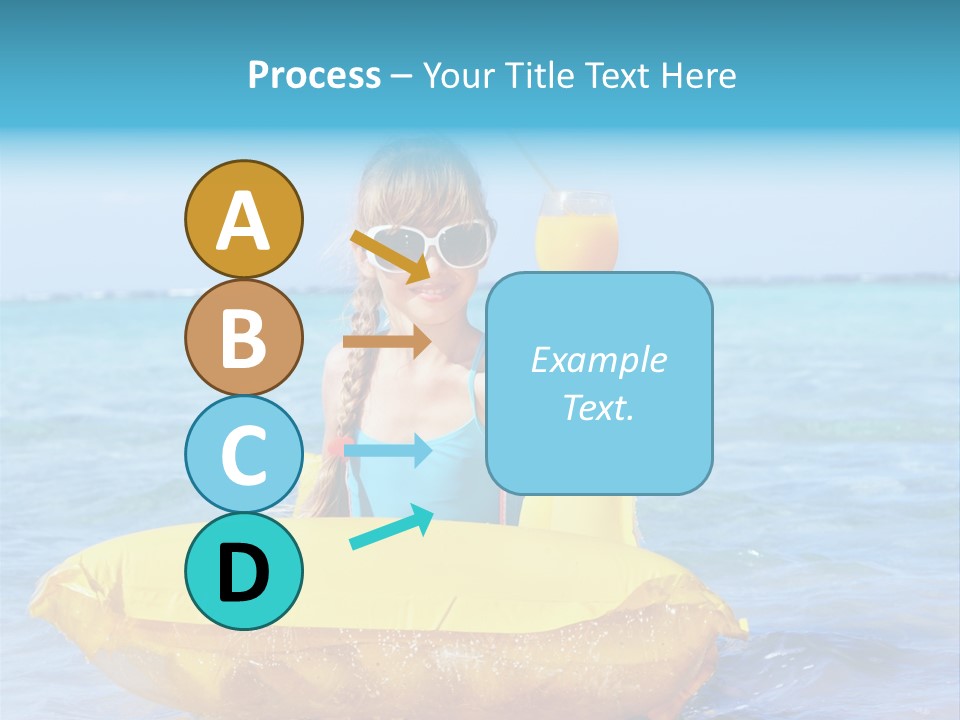 Tan Inflatable Playing PowerPoint Template