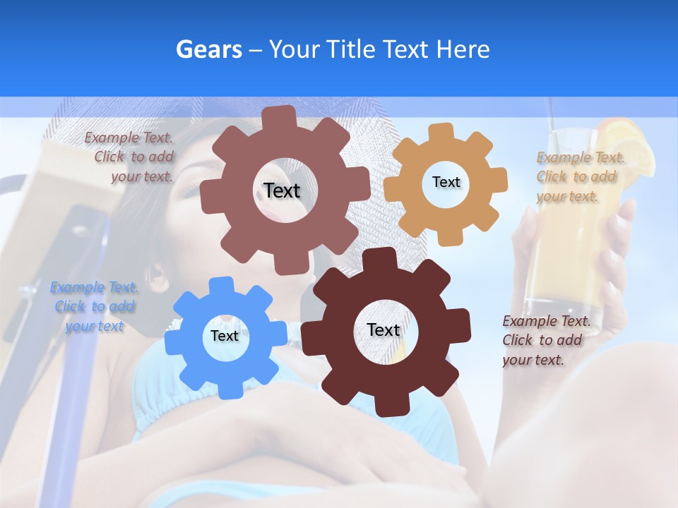 Adult Active Drink PowerPoint Template