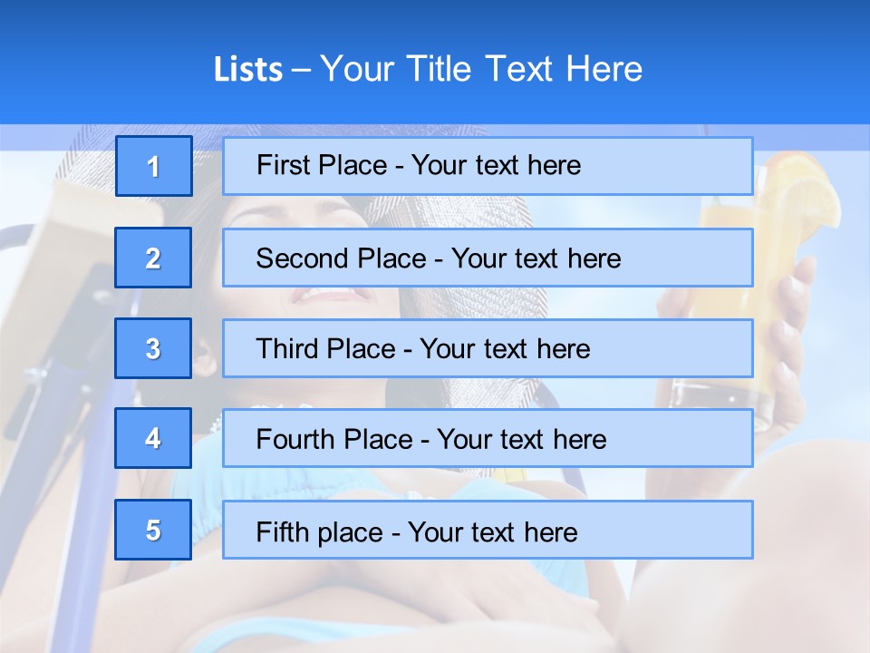 Adult Active Drink PowerPoint Template