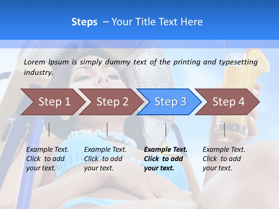 Adult Active Drink PowerPoint Template