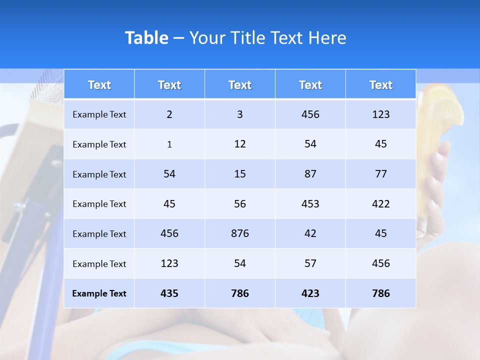 Adult Active Drink PowerPoint Template