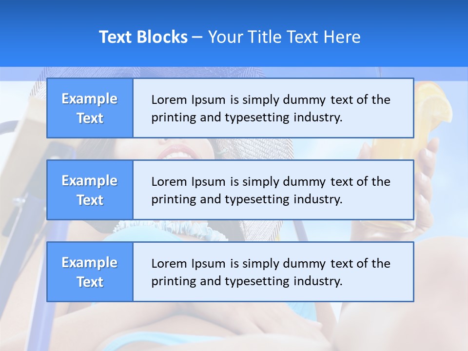 Adult Active Drink PowerPoint Template