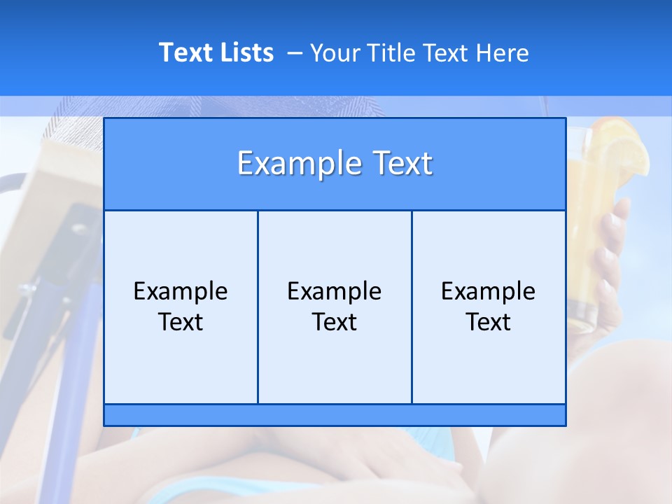 Adult Active Drink PowerPoint Template