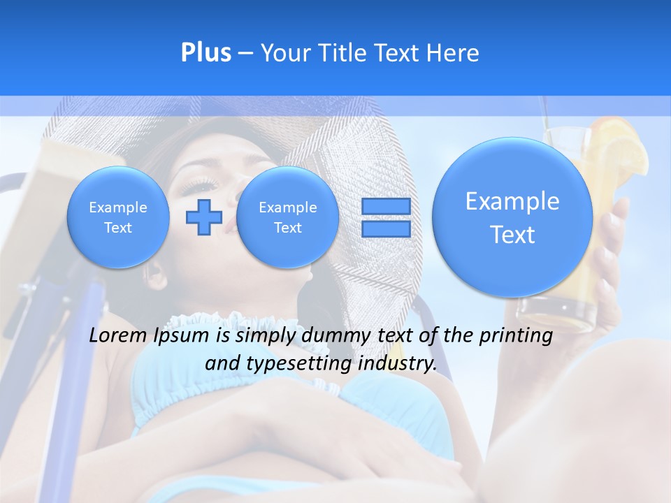 Adult Active Drink PowerPoint Template
