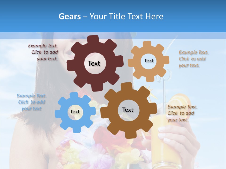 Yellow Leisure Red PowerPoint Template