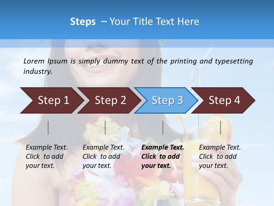 Yellow Leisure Red PowerPoint Template