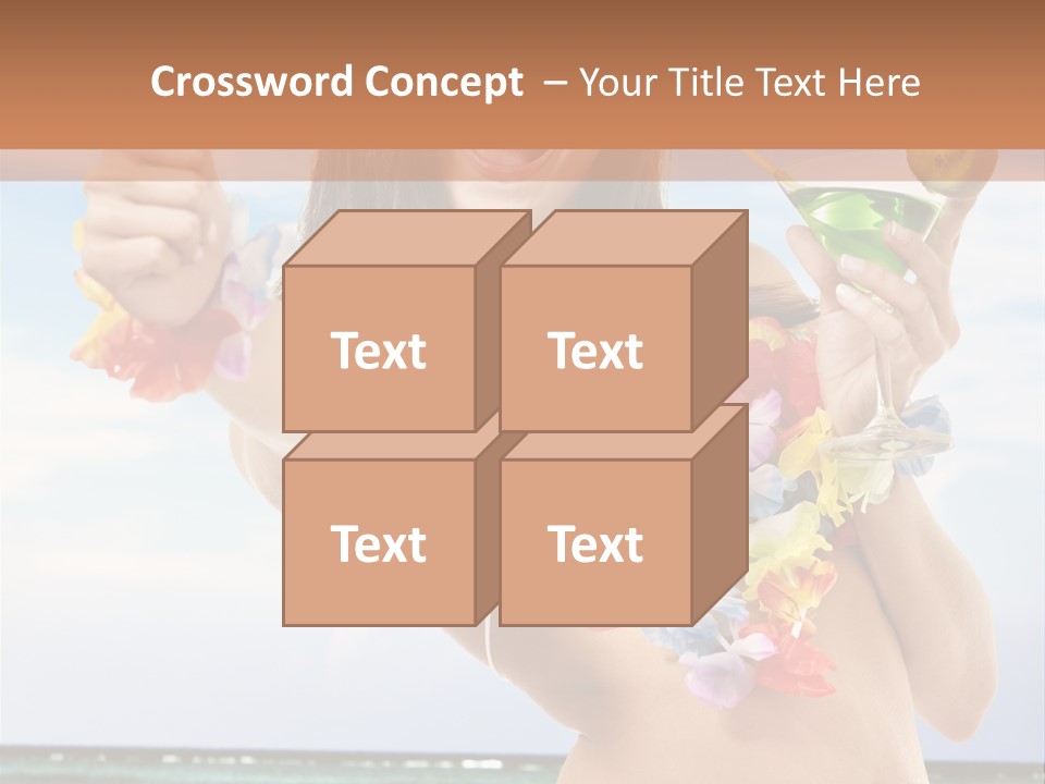 Island Activity Beauty PowerPoint Template