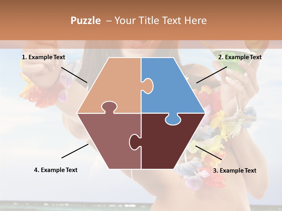 Island Activity Beauty PowerPoint Template