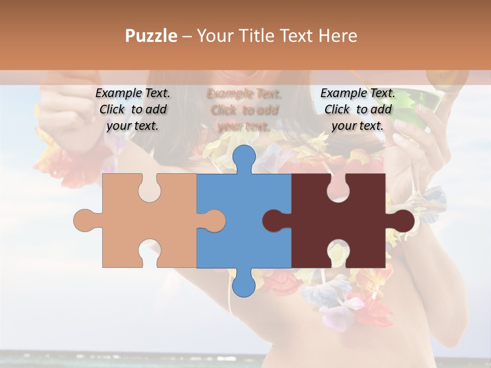 Island Activity Beauty PowerPoint Template