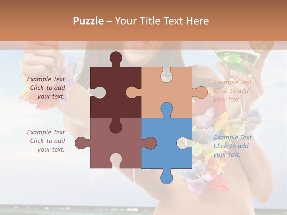 Island Activity Beauty PowerPoint Template