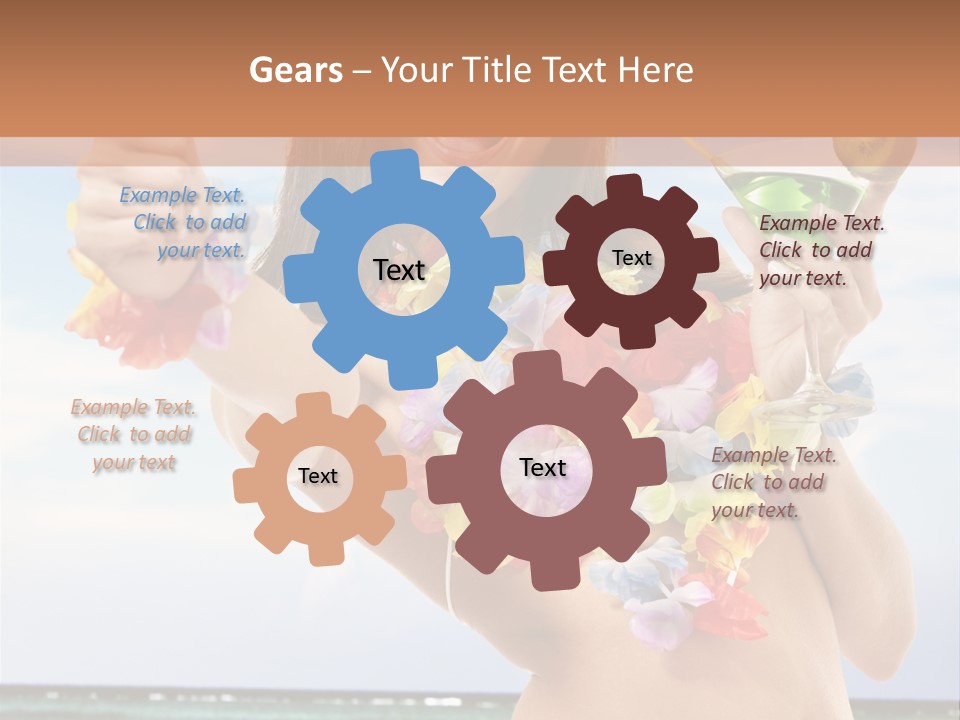 Island Activity Beauty PowerPoint Template