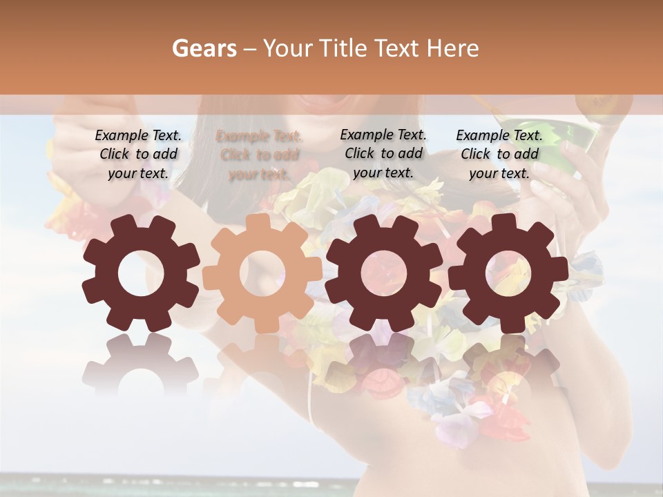 Island Activity Beauty PowerPoint Template