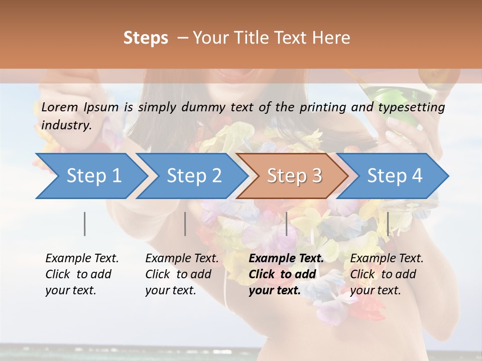 Island Activity Beauty PowerPoint Template