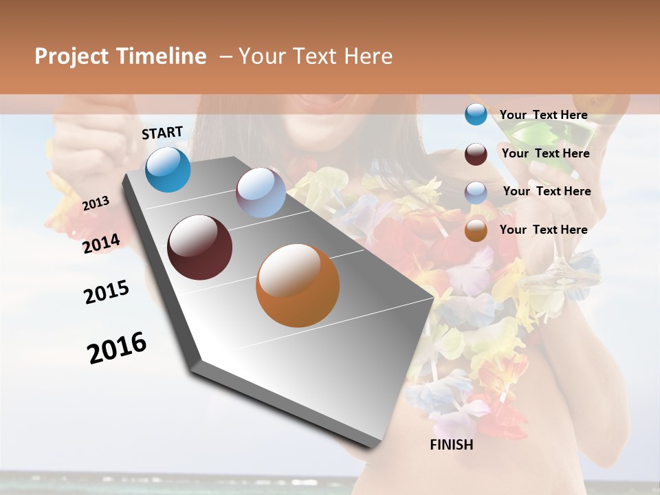 Island Activity Beauty PowerPoint Template