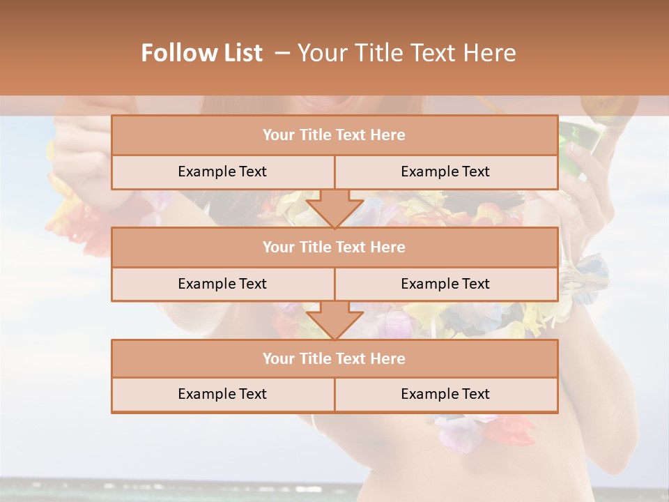 Island Activity Beauty PowerPoint Template