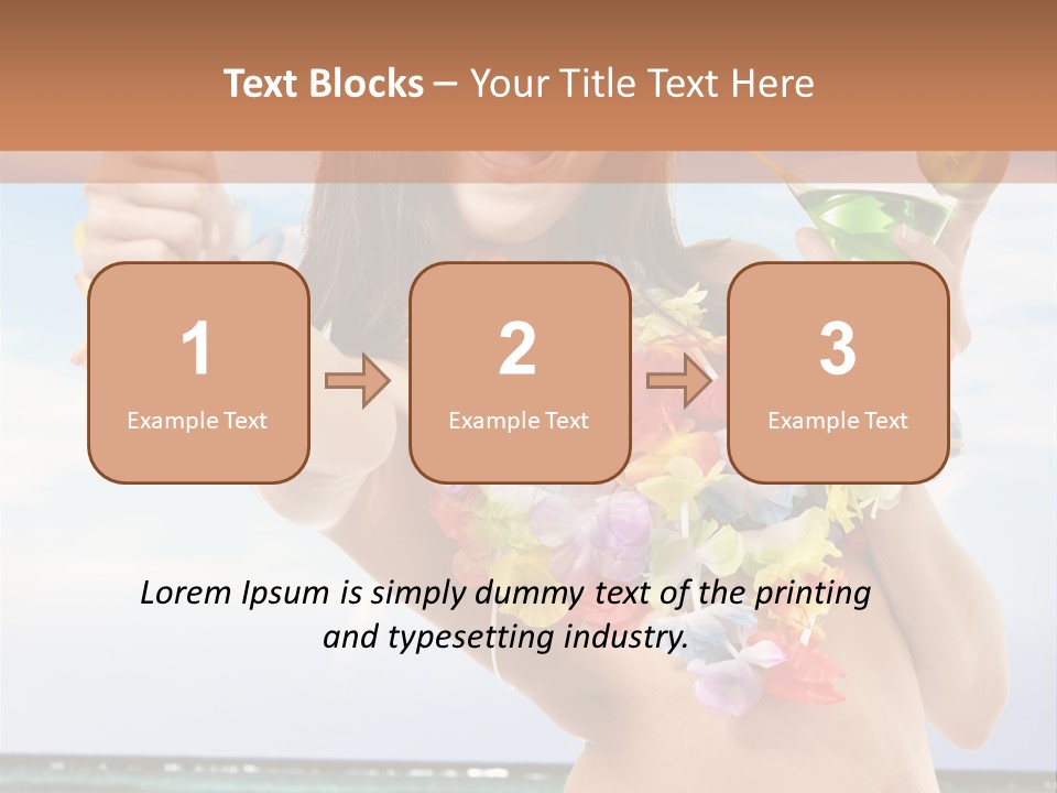 Island Activity Beauty PowerPoint Template