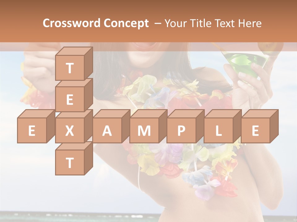 Island Activity Beauty PowerPoint Template