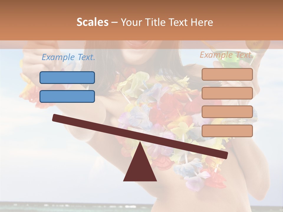 Island Activity Beauty PowerPoint Template