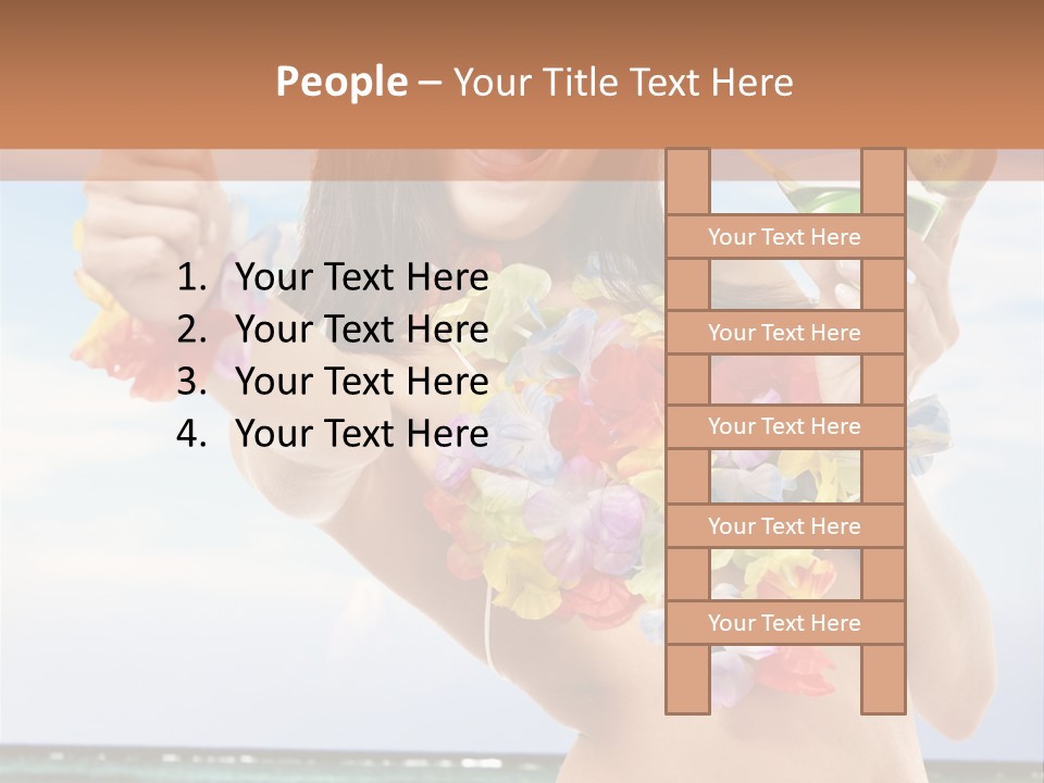 Island Activity Beauty PowerPoint Template