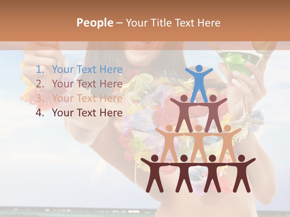 Island Activity Beauty PowerPoint Template