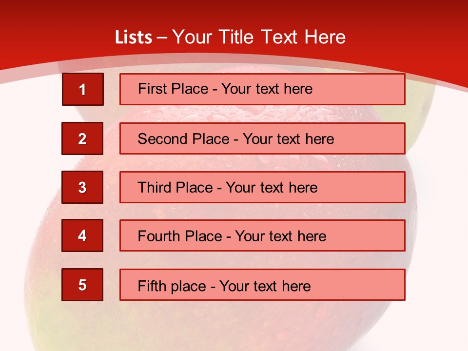 Mango Ripe Red PowerPoint Template