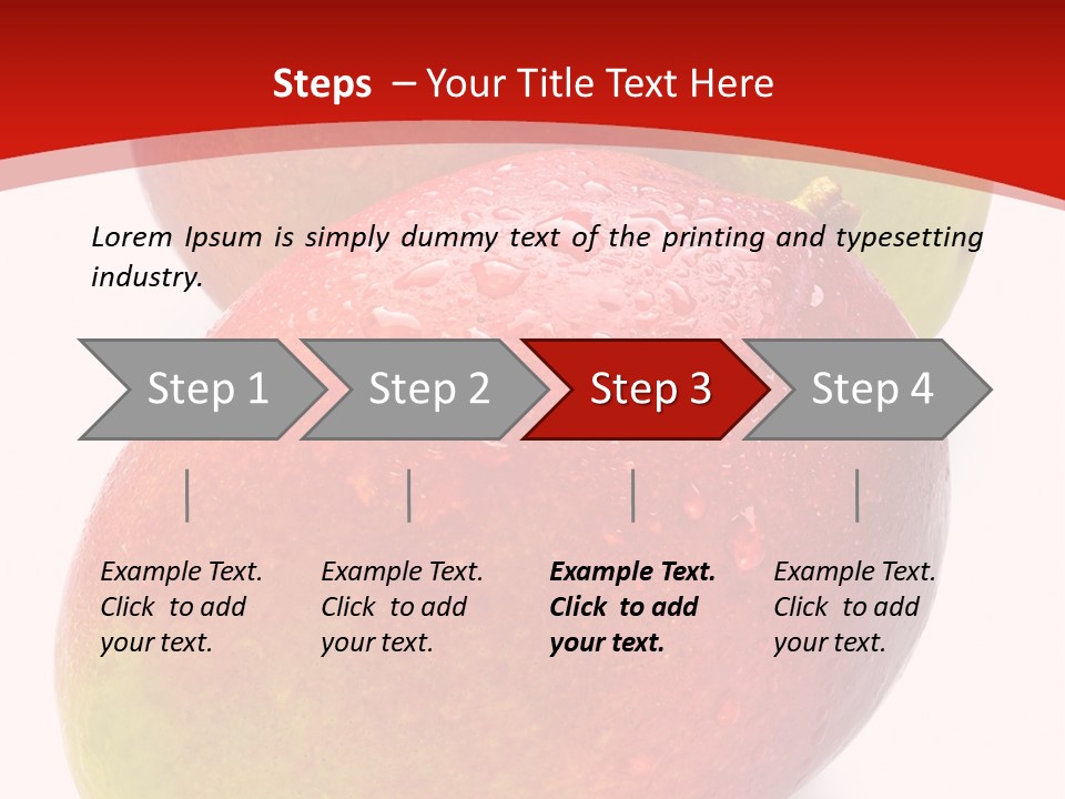 Mango Ripe Red PowerPoint Template