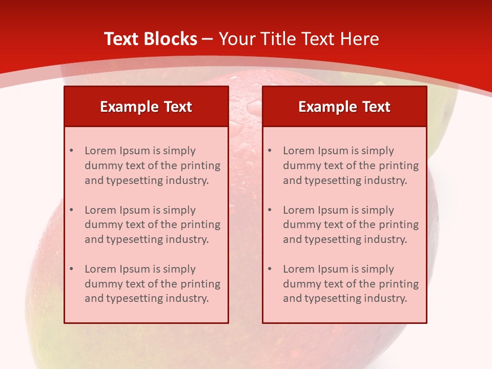 Mango Ripe Red PowerPoint Template